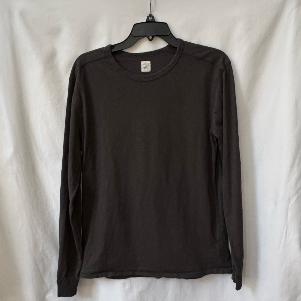 J. Crew Factory Dark Gray Long Sleeve Tee Mens Medium
